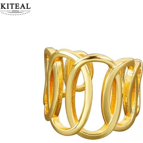 KITEAL best friends silver plated size Resizeable female female ring Hollow chain prices in euros Costume Jewellery