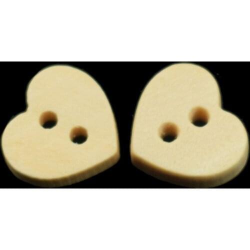 100PCS Cute Mixed Love Heart Shape Wedding Table Scatter Decor Rustic Wooden Wedding Decoration Buttons Weding Accessories