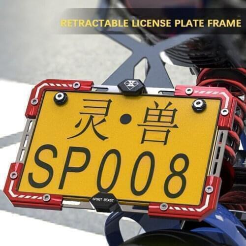 Motorcycle License Plate Frame motorcycles Accessories for Yamaha raider xt 660 tracer 700 tdm 900 fz6 xvs 1100 fjr 1300 r6 2005