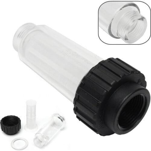 1 Set High Pressure Washer Jet Wash In Line Water Filter Cleaner For Cleaning Machine 3 / 4'' Connection High Quality