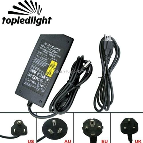 TOPLEDLIGHT CE FCC 2PCS DC5V 5A Switching Power Supply DC to AC Adapter Converter AU/US/UK/EU Plug Portable Lighting Accessories
