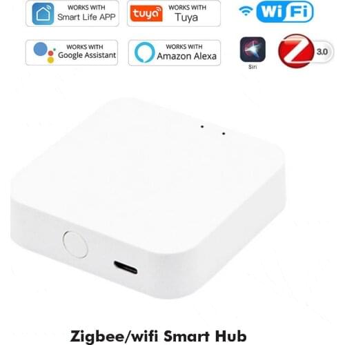 Tuya ZigBee Smart Gateway Hub 3.0,Home Automation Bridge Smart Life APP Wireless Remote Controller Works with Alexa Google Home