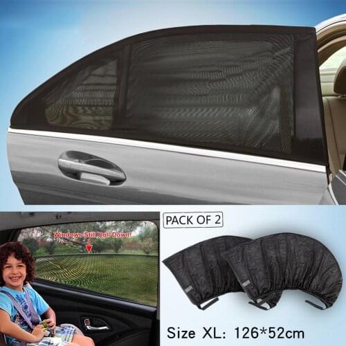 Universal Car Side Window Sun Shade Baby Kids UV Protector Mesh Cover Shield