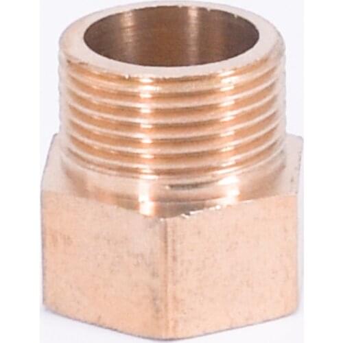 Bushing 3/4" BSP Male x Female Coupling Brass Pipe Fitting Connector Joint Adapter Length 31.6mm