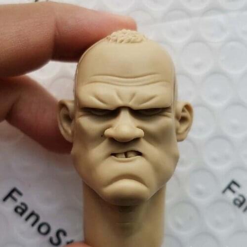 Blank 1/6 Scale The Gangsters Kingdom Bernie Head Sculpt Unpainted Fit 12"Figure