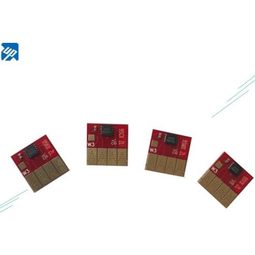 UP 10sets permanent chips compatible For HP711 Designjet T120 T520 chips ink cartridge and ciss free shipping wholesale