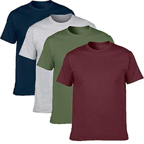 2020 solid color T-shirt cotton casual