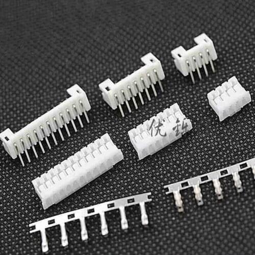 50Set/Lot PH2.0 2.0mm Connector Curved Pin needle 8P/9P/10P/11P/12P ( Curved Pin header +Terminal + Housing )
