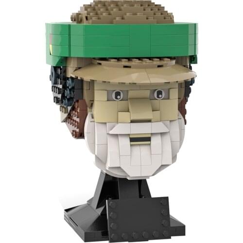679Pcs MOC-67472 + MOC-81168 War Helmet Collection Model Kit - Compatible with 75277 / 75304 (Licensed and Designed by Albo)