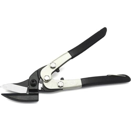 Aviation Scissors Regular Tin Cutting Shears for Packing Straps, Fabric, Iron Sheet, Thin Aluminum, Aluminum Tape, Wire, CR-V