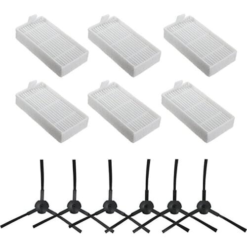 Vacuum Cleaner side brush Hepa Filters for SilverCrest SSR 3000 A1 Robotic Vacumm Cleaner Spare Parts t Dust Filter Replacement