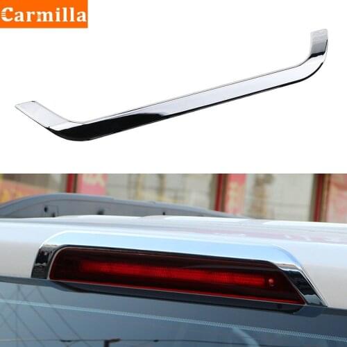 Carmilla Car Styling ABS Chrome Rear High Brake Lights Protectior Cover Trim Brake Light Sticker for Ford Ecosport 2012 - 2020