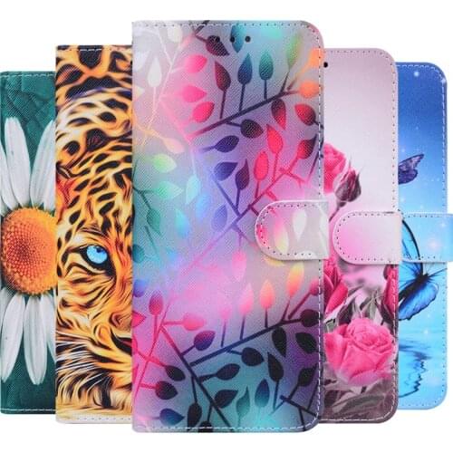 Flower Tower Flip Cover For Huawei P20 P30 Pro P40 Lite E Y5 Y6 Y9 Prime 2019 Y8P Y7P Y6P Y7A P Smart 2021 Leather Wallet Case