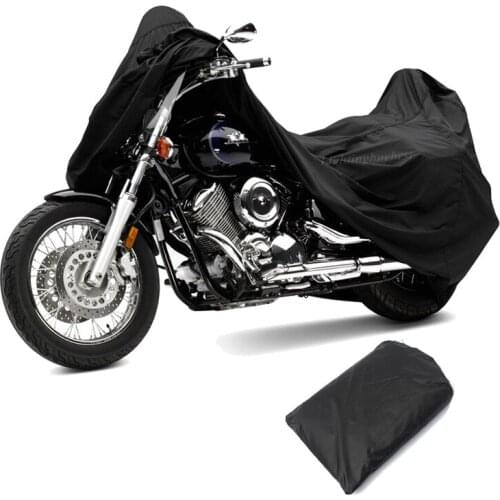 Black Outdoor Motorbike Rain Motorcycle Cover L Fit For Honda CBR 600 1000 RR Suzuki GSXR Yamaha YZF R1 R6 Kawasaki Ninja ZX 6R
