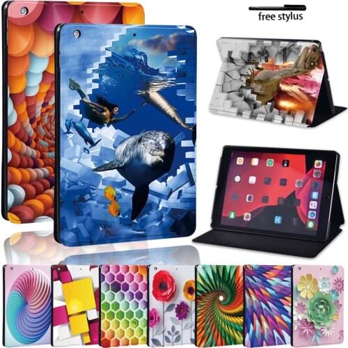 For Apple IPad 2020 8th Gen/iPad Mini 7.9"/iPad Air 4 3 2 1 /iPad Pro 11/10.5/9.7 inch-pu Leather Stand Folio Tablet Cover Case