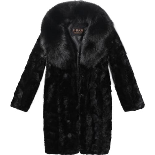 HARPPIHOP Long Fur Coats