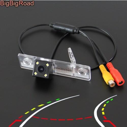 BigBigRoad Car Intelligent Dynamic Trajectory Tracks Rear View Camera For Chevrolet Captiva / Lanos / Sens / Epica / Lova / Aveo