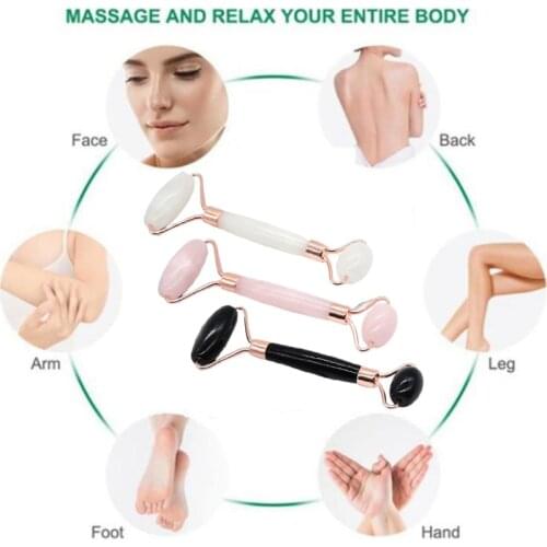 Beeswax Guasha Massage Scraper Double Headed Face Massager Acupuncture Gua Sha Board Acupoint Face Eye Care SPA Massage Roller