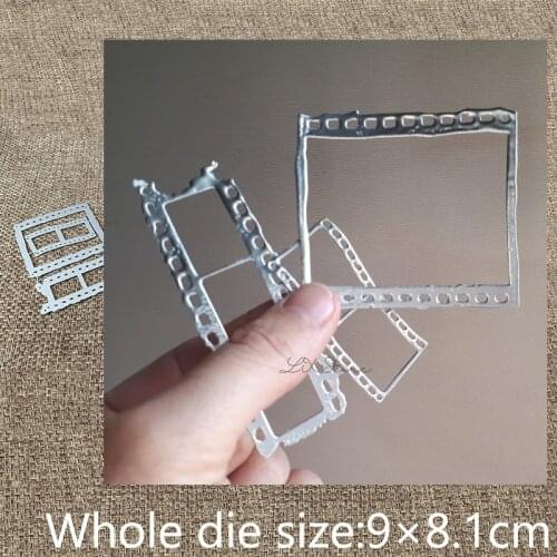 XLDesign Craft Metal Cutting Dies stencil mold 3pcs Movie film decoration scrapbook Album Paper Card Craft Embossing die cuts