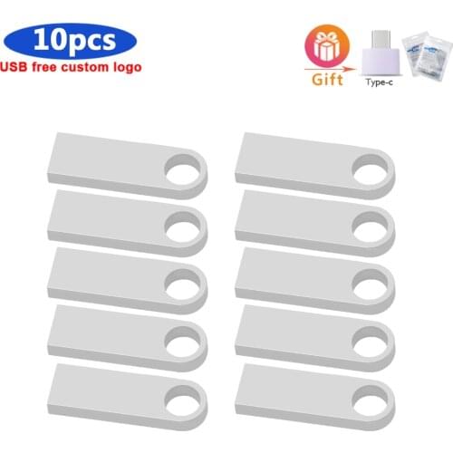 Wholesale USB stick metal10PCS/lot USB FLASH DRIVE High speed 32GB FREE SHIPPING 4GB 16GB PEN DRIVE 8GB 128GB Thumb drive