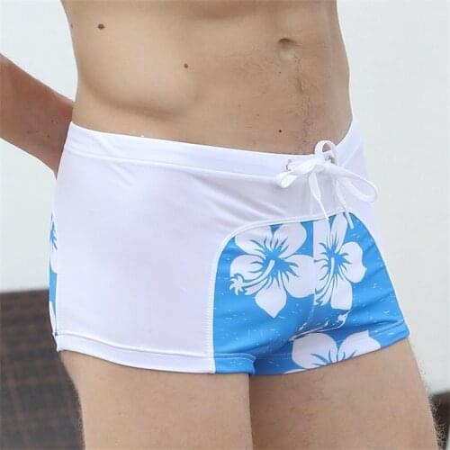 Swimwear Men Swimsuit Swimming Trunks Boxer Sexy Mens Swim Briefs Summer Beach Shorts Bathing Surf Board Wear Suit sunga hombre