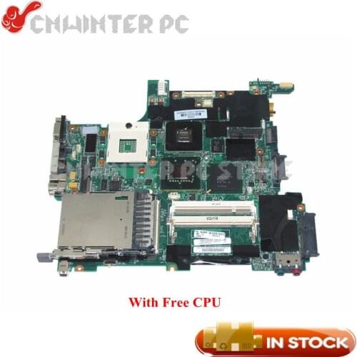 NOKOTION Fru:44C3933 For Lenovo Thinkpad R61 T61 Laptop Motherboard 965PM DDR2 Quadro NVS 140M Video Card Free CPU