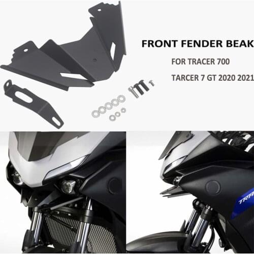 Wheel Cover Fairing Extension For YAMAHA TRACER700 Tracer 700 Tracer 7 GT 2020 2021 Front Fender cnc Mount Holder Beak Hugger
