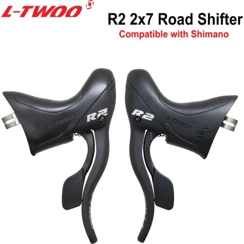 LTWOO R2 2x7 Road Bike Shifter 2x7 Speed Brake Shifter Bicycle Derailleurs SHIMANO A070 2X7 rear derailleur front derailleur