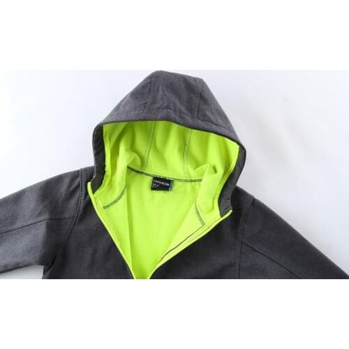 Autumn boy warm jacket coat softshell rainwear European style 6-9 years old