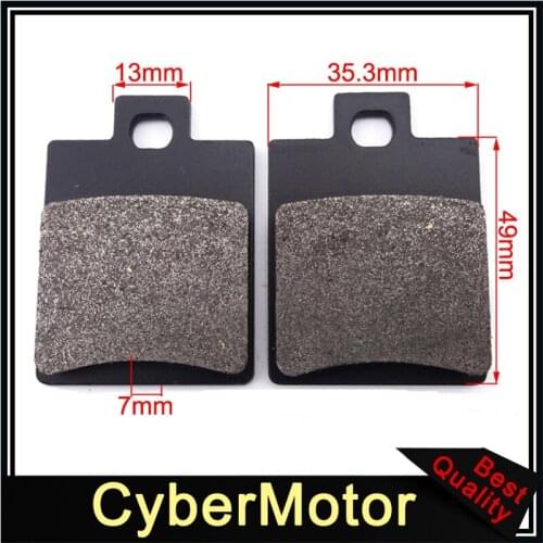 ATV Disc Caliper Brake Pads Shoes For Chinese Quad 4 Wheeler 50cc 70cc 90cc 110cc 125cc 150cc 200cc 250cc Taotao Sunl Roketa