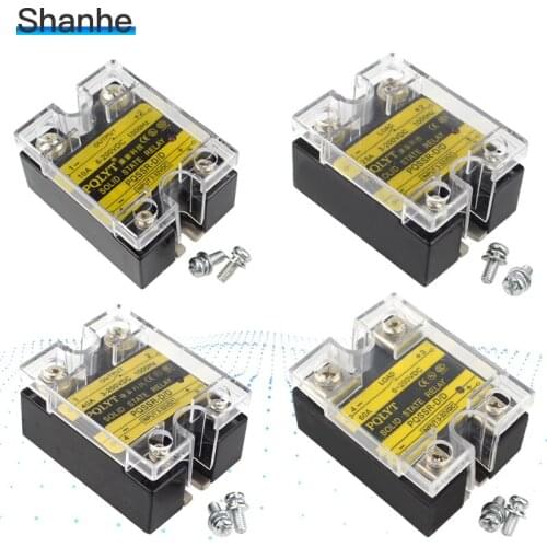 PQLYT solid state relay SSR-25DD input 3-32VDC output 3-200VDC SSR 10A 40A 60A