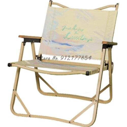Outdoor folding chair ins wind camping fishing chair portable leisure director chair comfortable photogenic
