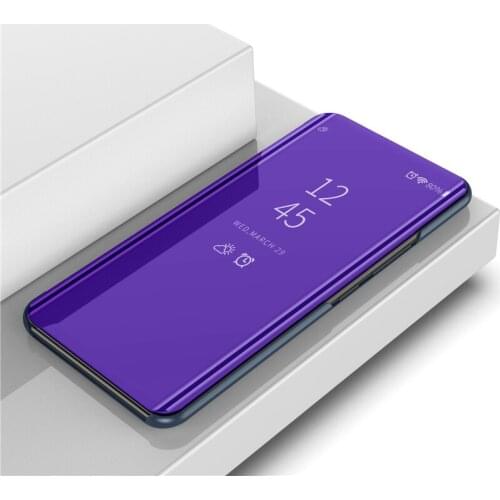 Smart Flip Stand Mirror Case For Huawei Nova 3 Case Clear View PU Leather Cover For Huawei Nova 3 Case Cover for Huawei Nova3