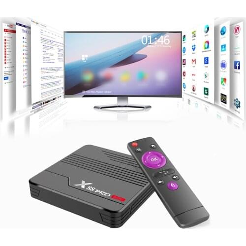 X88 Pro mini Smart TV Box Android 9.0 Amlogic S905X3 4GB / 32GB HD Media Player 2.4G & 5G WiFi BT H.265 VP9 Decoding Set Top Box
