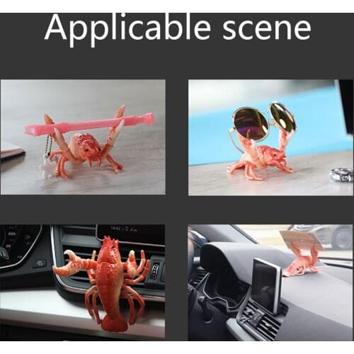 Japanese Creative Cute Lobster Pen Holder Weightlifting Lobster Penholder Bracket Storage Rack Gift Stationery