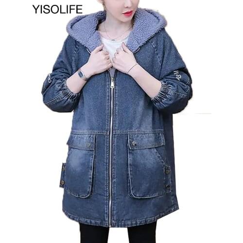 Женские джинсовые куртки YISOLIFE China At AliExpress