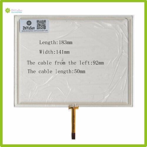 ZhiYuSun KDT-6345 8Inch 183mm*141mm 4Wire Resistive TouchScreen Panel Digitizer this is compatible 183*141