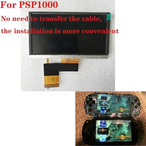 IPS LCD Screen For PSP 1000 No need to add adapter cable Screen LCD Highlight Brightness Kits 480*272 For Sony PSP1000