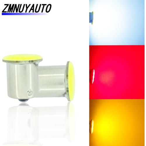 2pcs 12V P21/5W P21W Bulb 1156 BA15S 1157 BAY15D COB Car LED Replacement Bulbs Auto Brake Reverse Rear Tail Light Signal Lamps