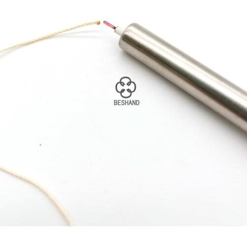 4 Steps Thread Burner Iron for Leather Waxed Thread Textile Sewing Thread Burning Jewelry Mould Wax Welding Handcraft DIY Tools