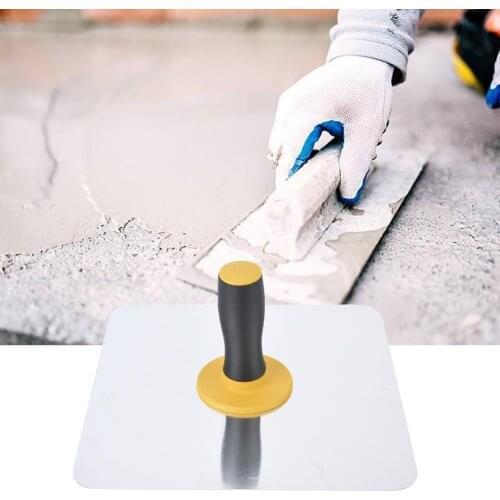 Tools Plaster Trowel Wear-resistant Aluminium Two-color Handle Finishing Craftsman Trowel for House Building