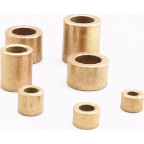 Powder metallurgy copper-based oil-bearing bearing guide bushing bush bush copper sleeve inner diameter 4 5 6 8 10 12