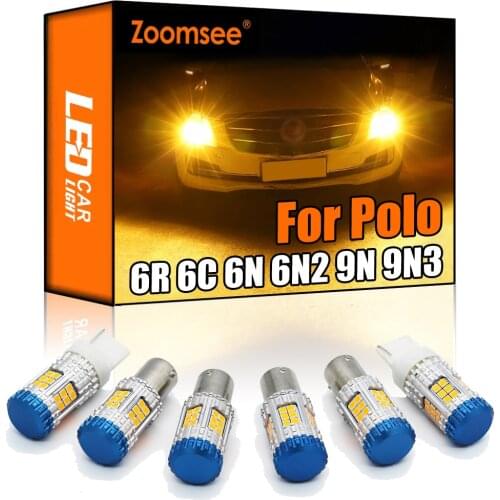 Zoomsee Canbus For VW POLO 6R 6C 9N 9N3 6N 6N1 6N2 1994-2017 No Hyper Flash Error Auto Lamp LED Turn Signal Light Indicator Bulb
