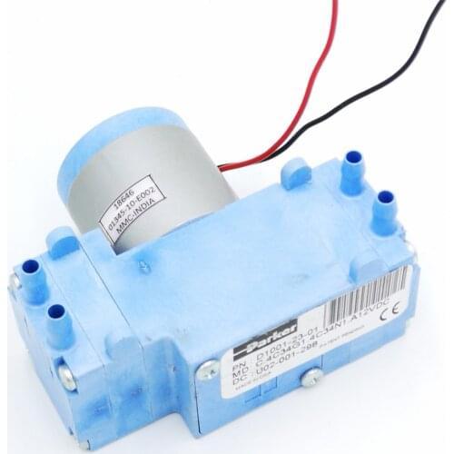 Parker DC 12V D1001-23-01 Mini Brushless Vacuum Pump Small Diaphragm Pump Micro Dual Head Vacuum Air Pump Medical Vacuum Pump