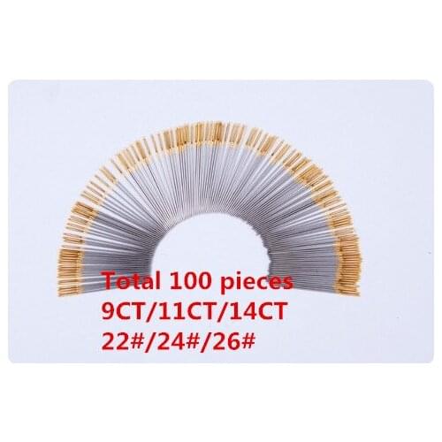 Wholesale Shop Embroidery Needle Cross Stitch Needle Good Quality 1 Lot=100 Pieces