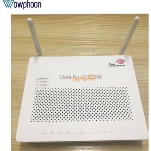 Second hand 99% New HG8347R GPON EPON ONU ONT 1GE+3FE+1TEL+USB+Wifi, English firmware with power adapter