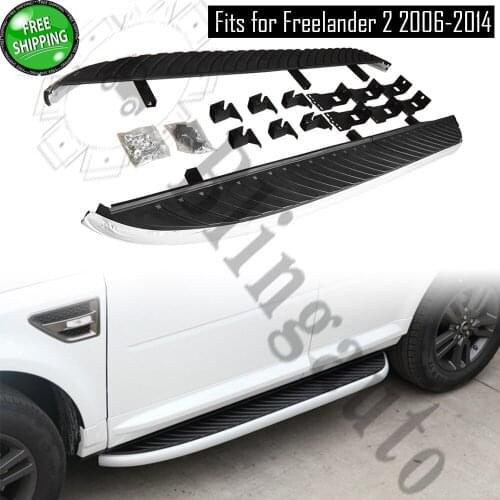 Running board fits for Land-Rover Freelander 2 2006-2014 Aluminium side Nerf step bar car pedal protector
