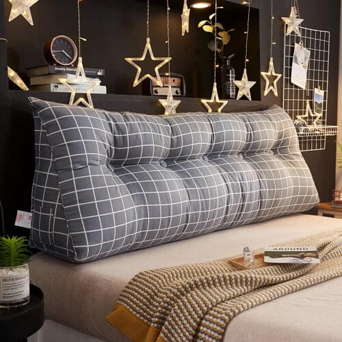 Parent-child Long Large Reclined Lazy Bedroom Headboards Cushion Single Double Soft Yielding Back Body Pillow Sofa Chair Bedding