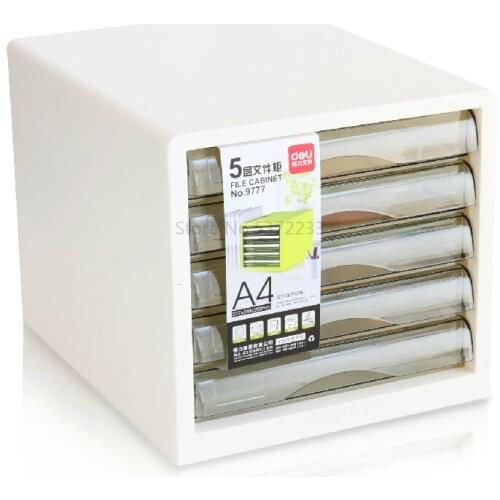 Five-storey File Cabinet Color Five-storey Desktop File Cabinet Drawer Plastic File Cabinet Receiving Cabinet