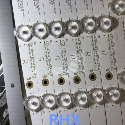 LED Backlight strip 14 lamp For Philips 49"TV 49PUS7002 GJ-2K18-AFJ2-490 TPT490F2-FN02.S 100%new